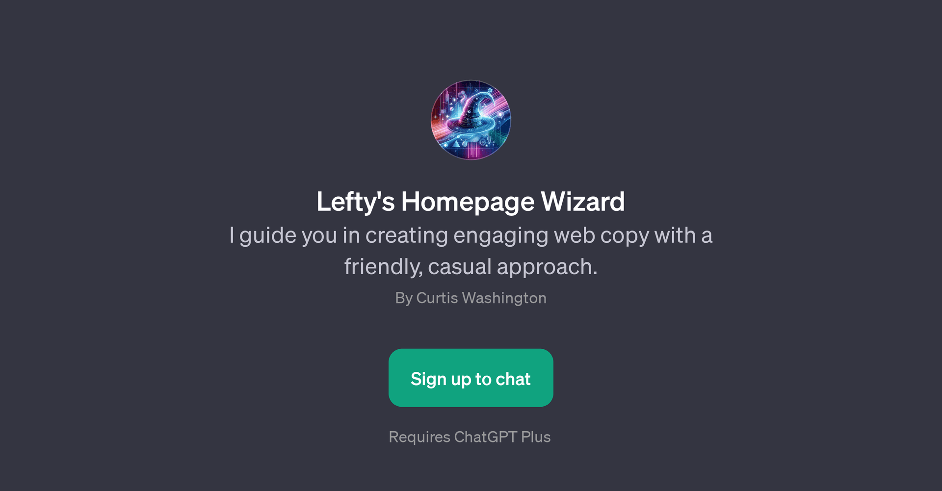 Lefty's Homepage Wizard