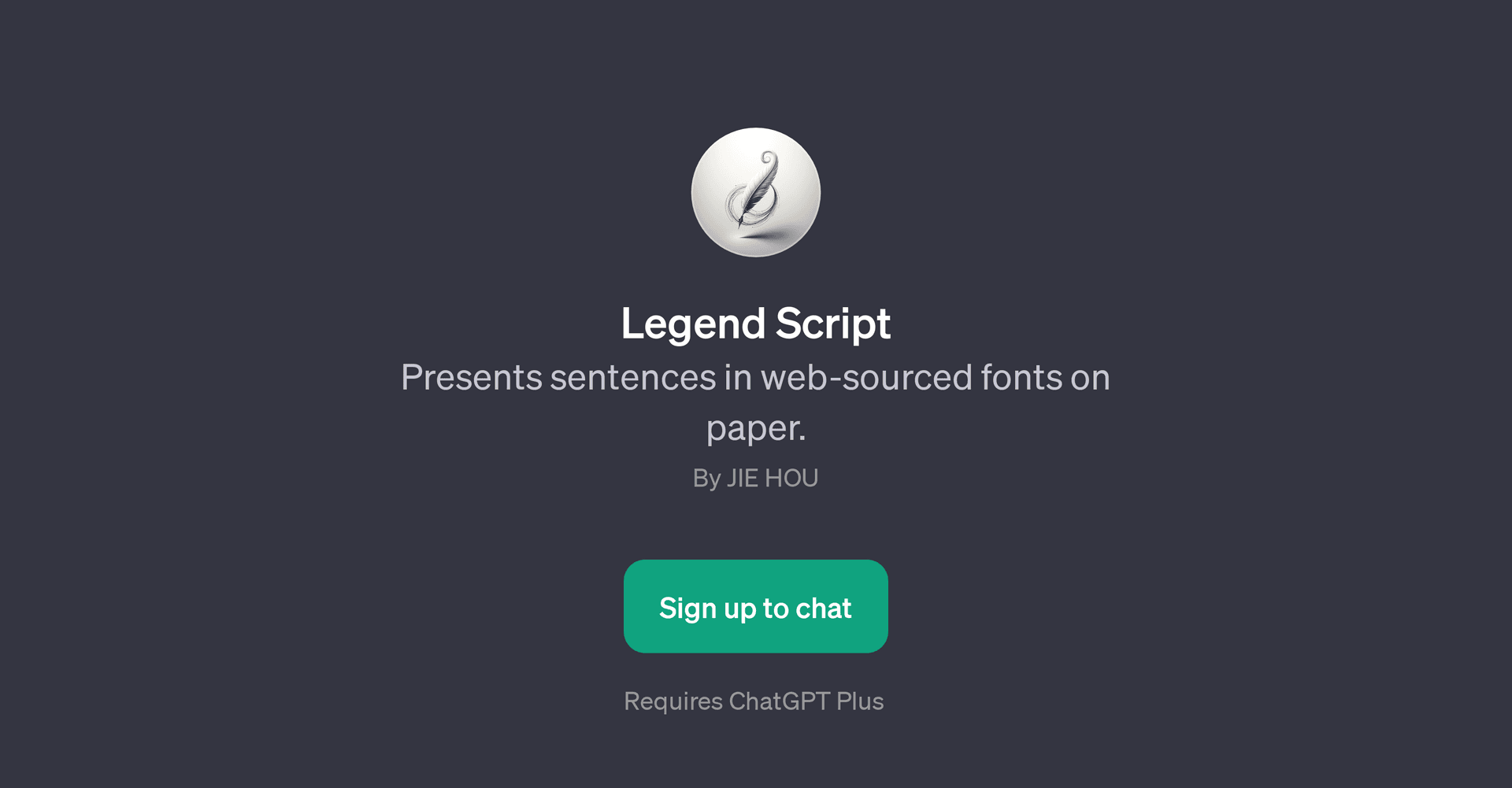 Legend Script
