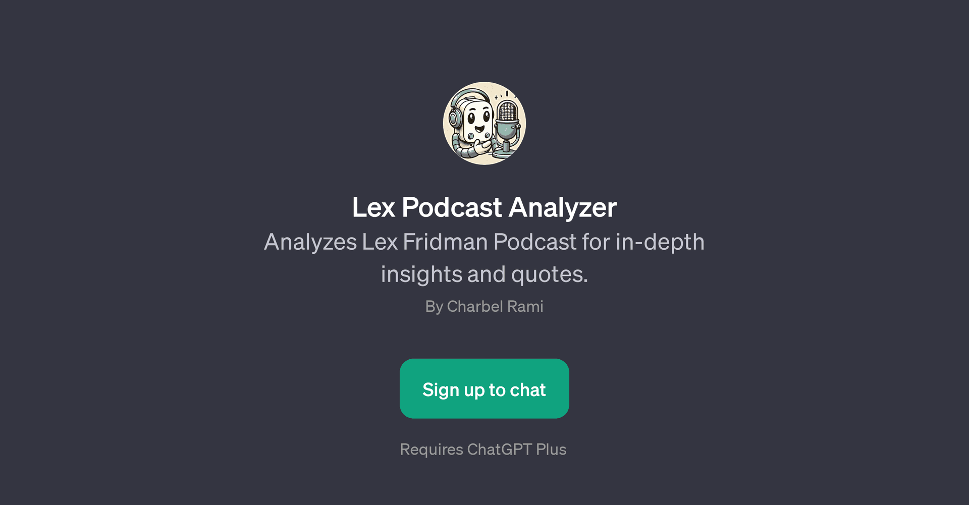 Lex Podcast Analyzer