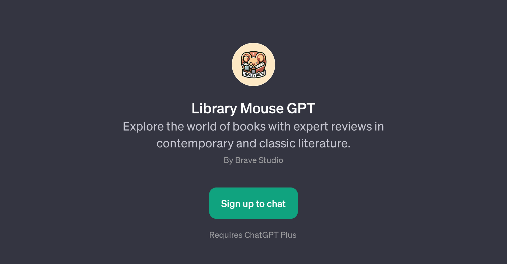 Library Mouse GPT