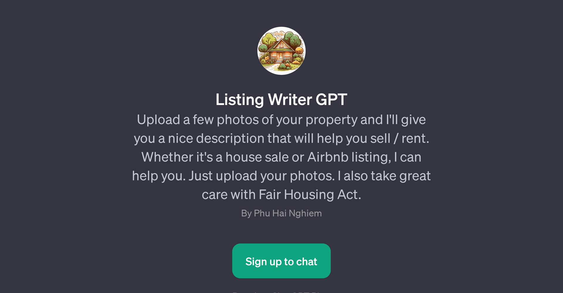 Listing Writer GPT