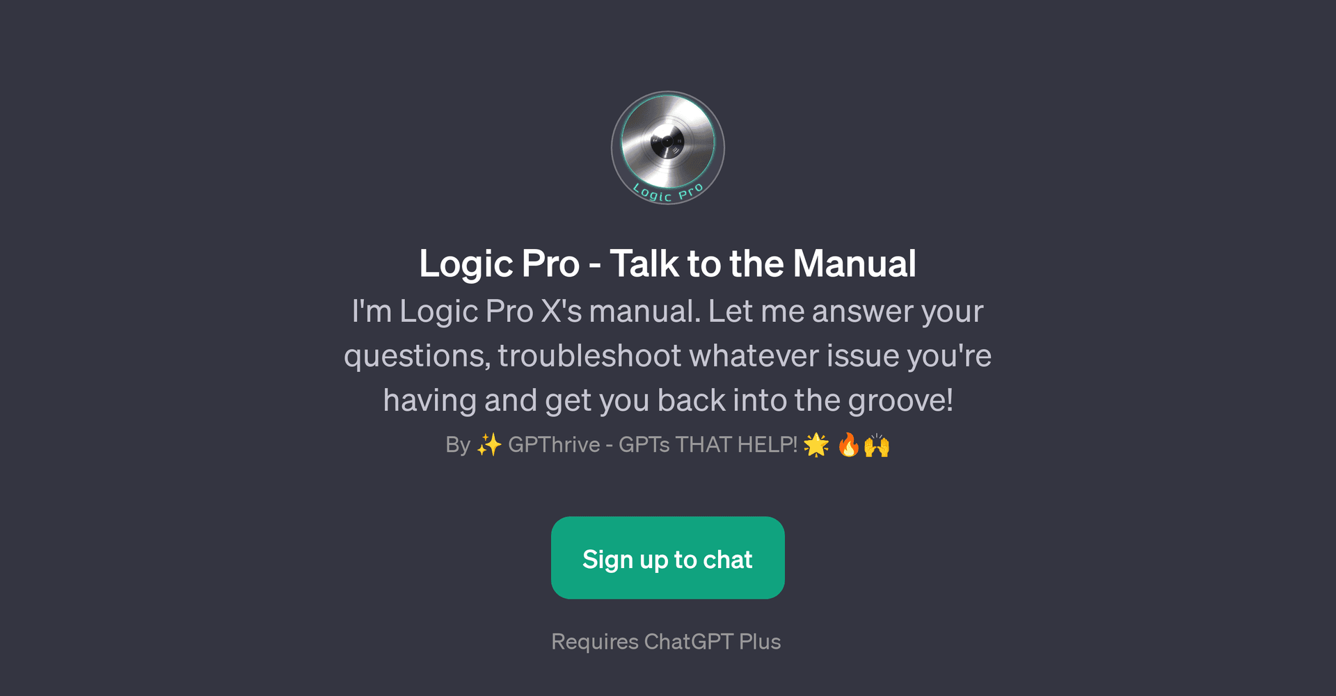 Logic Pro - Talk to the Manual