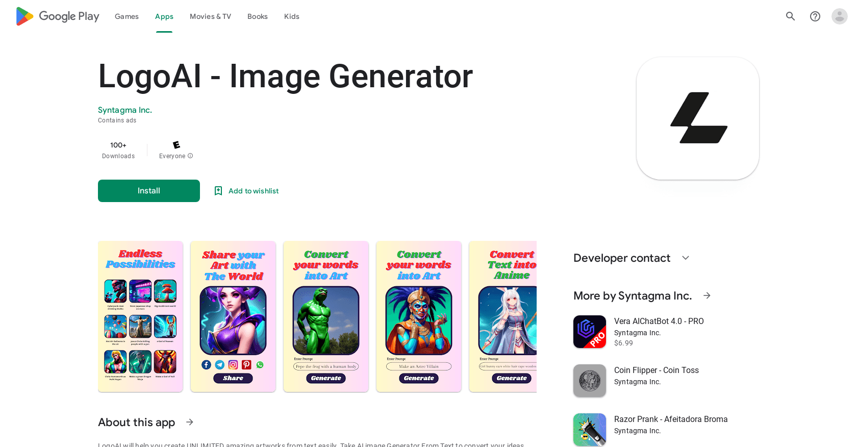 LogoAI - Image Generator