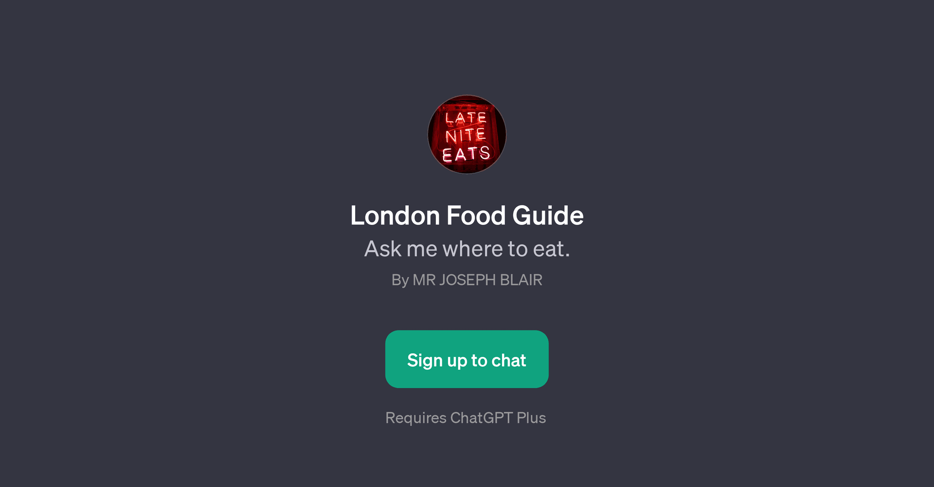 London Food Guide