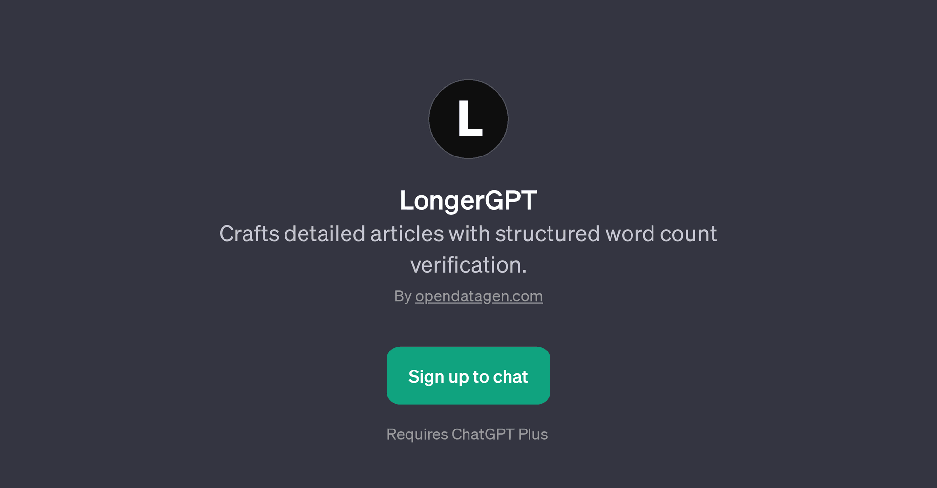 LongerGPT