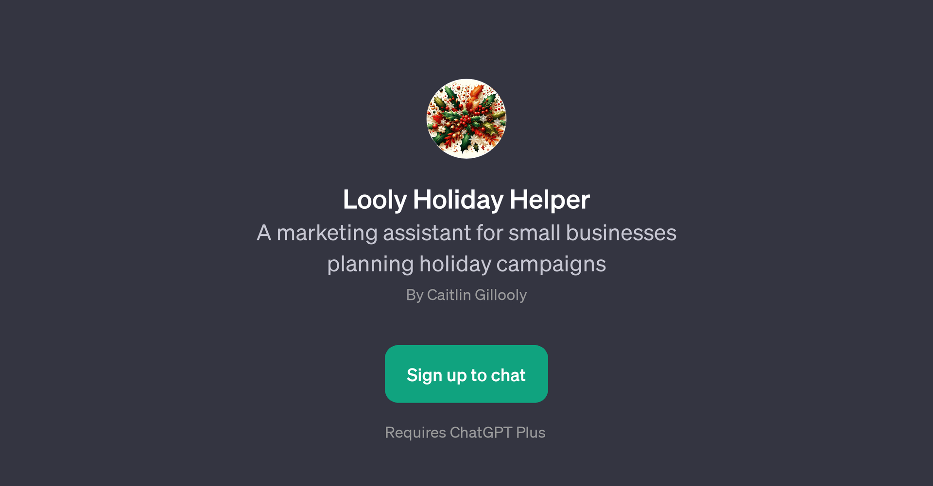 Looly Holiday Helper