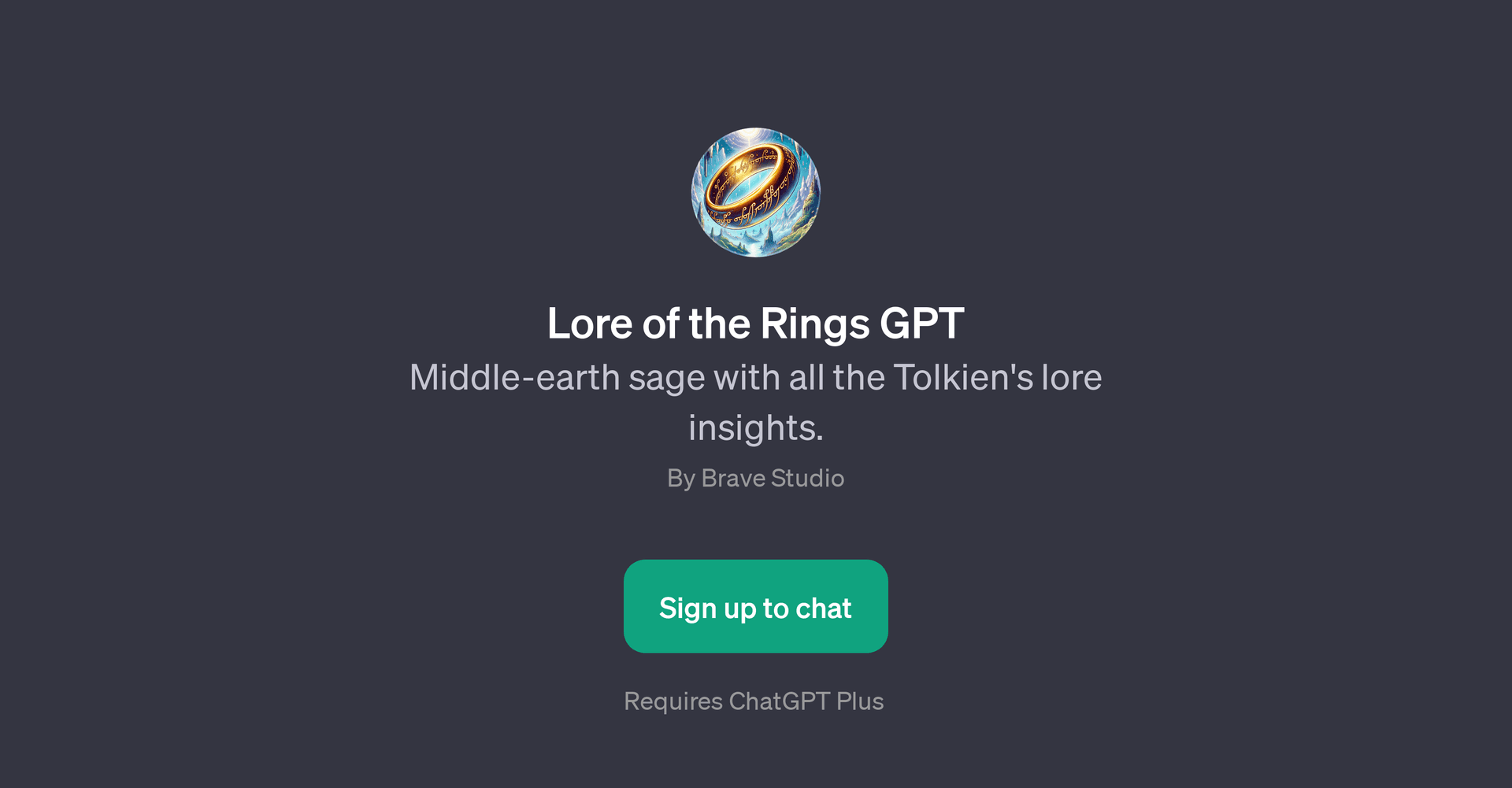 Lore of the Rings GPT
