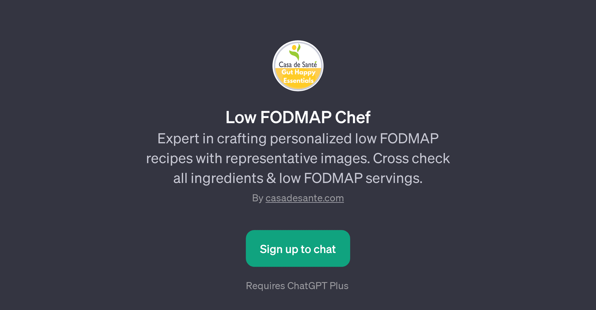 Low FODMAP Chef