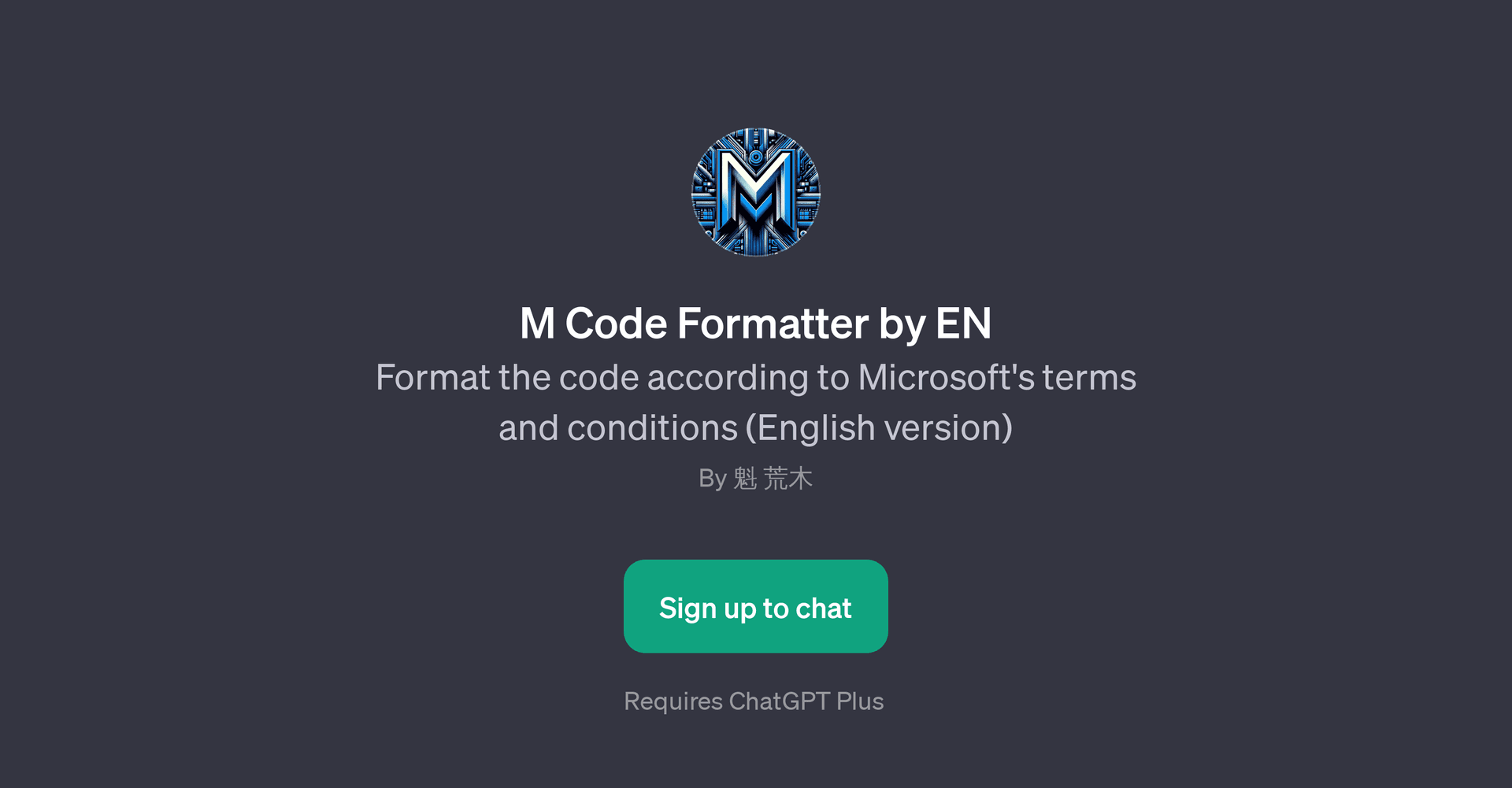 M Code Formatter by EN