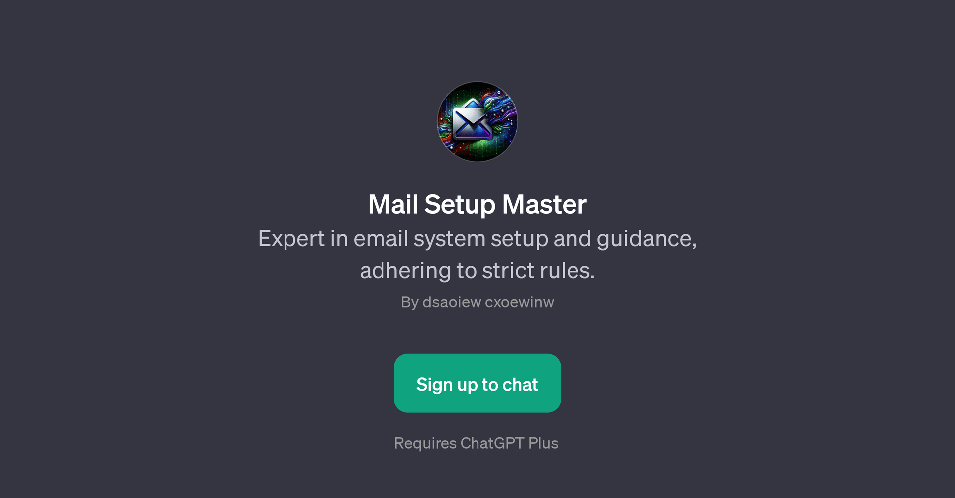 Mail Setup Master