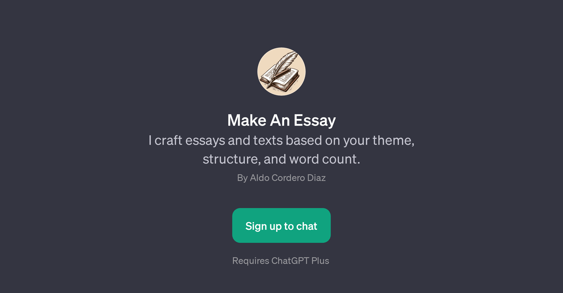 Make An Essay