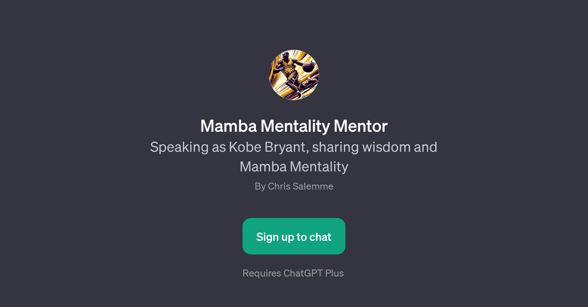 Mamba Mentality Mentor