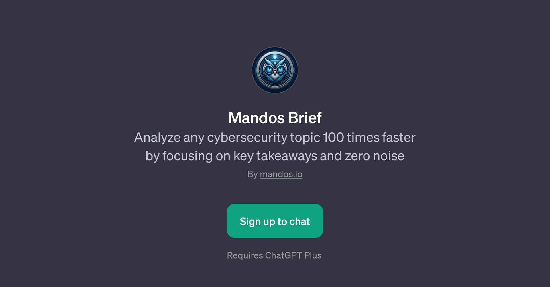 Mandos Brief