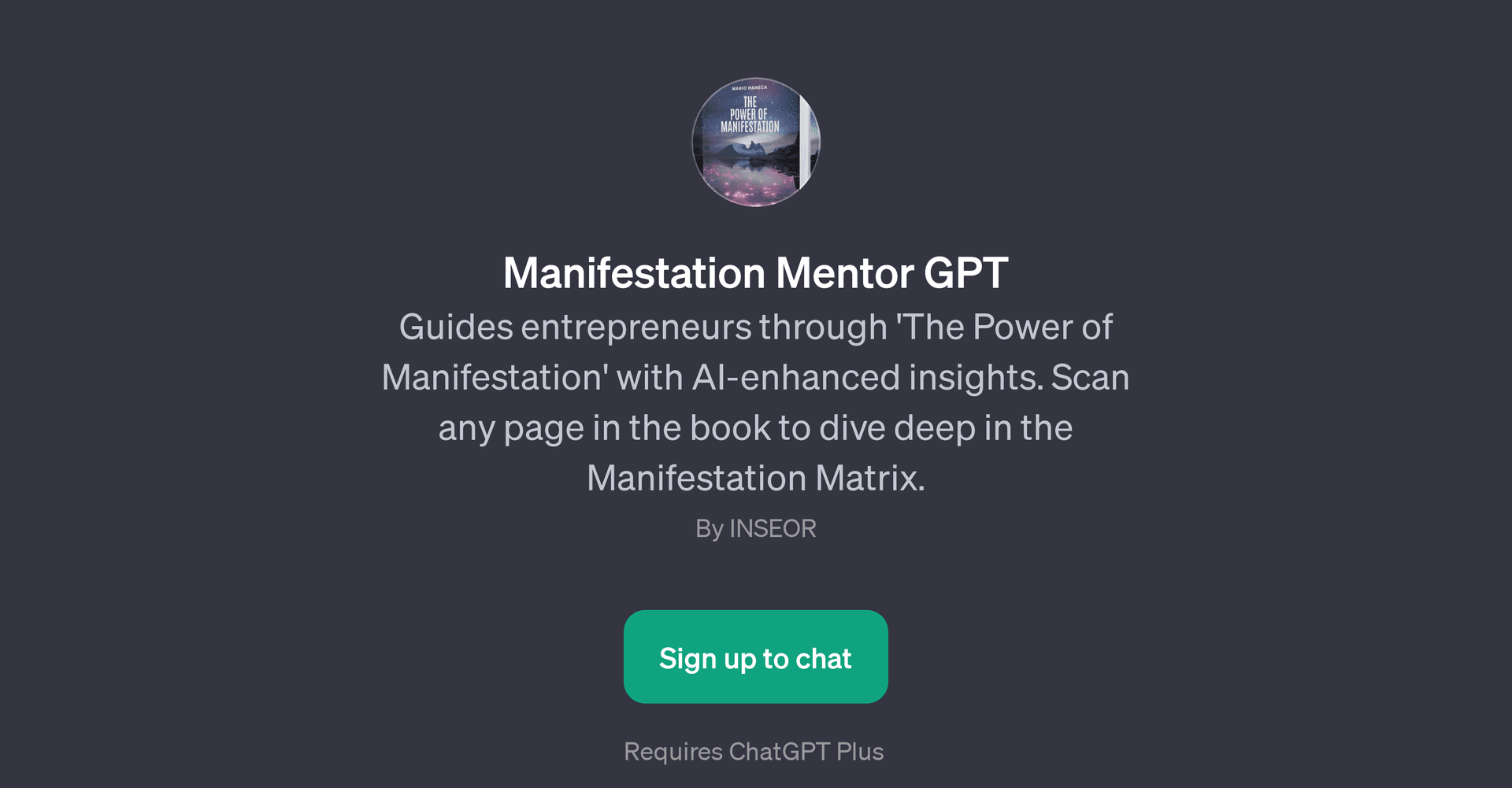 Manifestation Mentor GPT