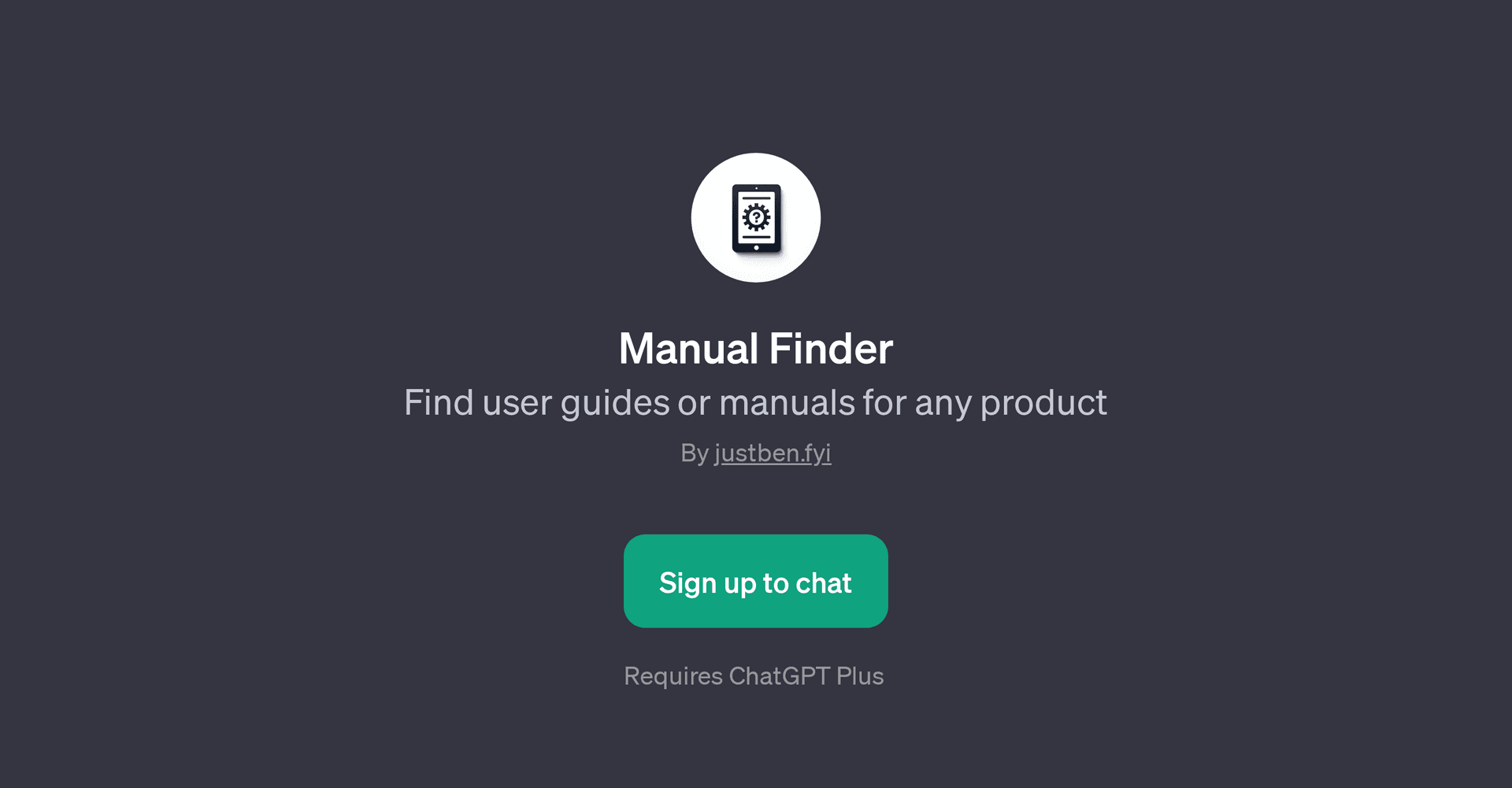 Manual Finder