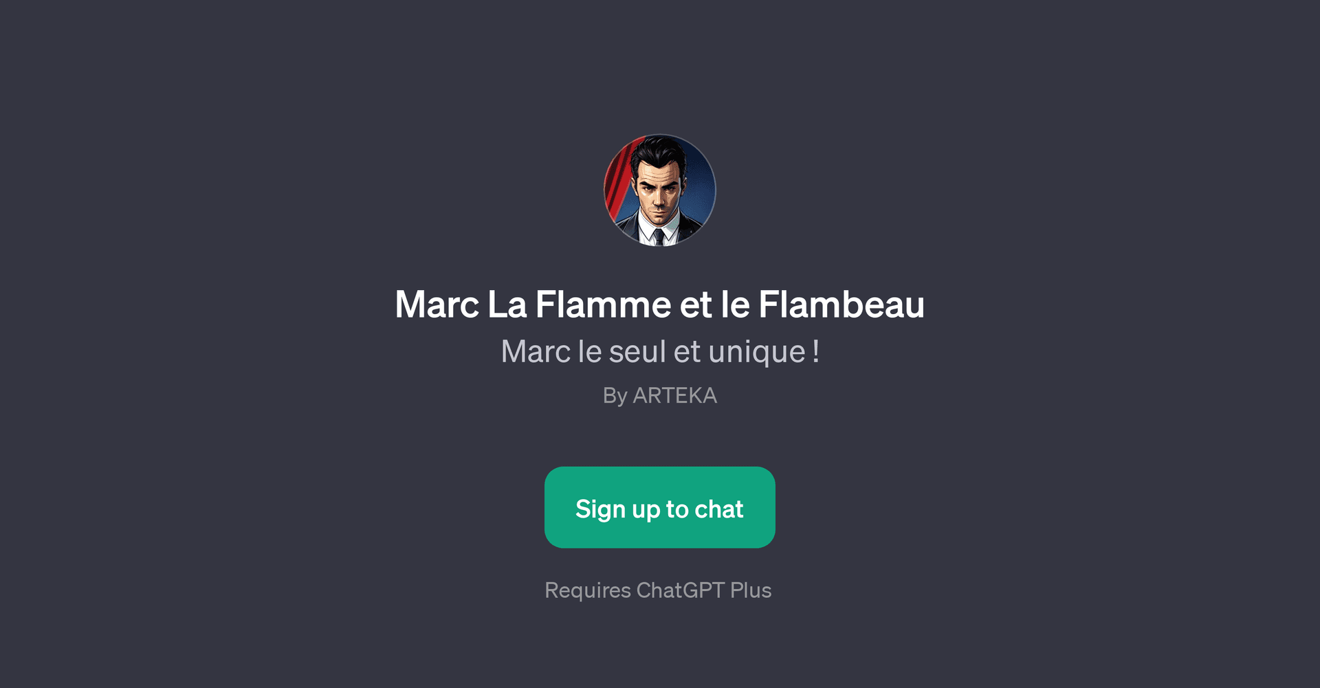 Marc La Flamme et le Flambeau