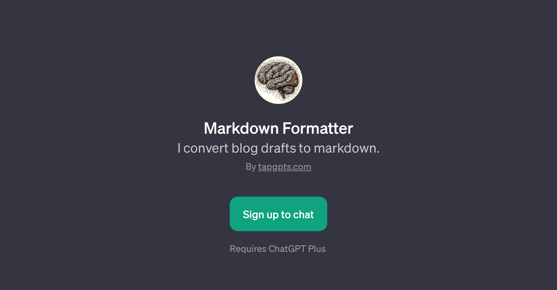 Markdown Formatter