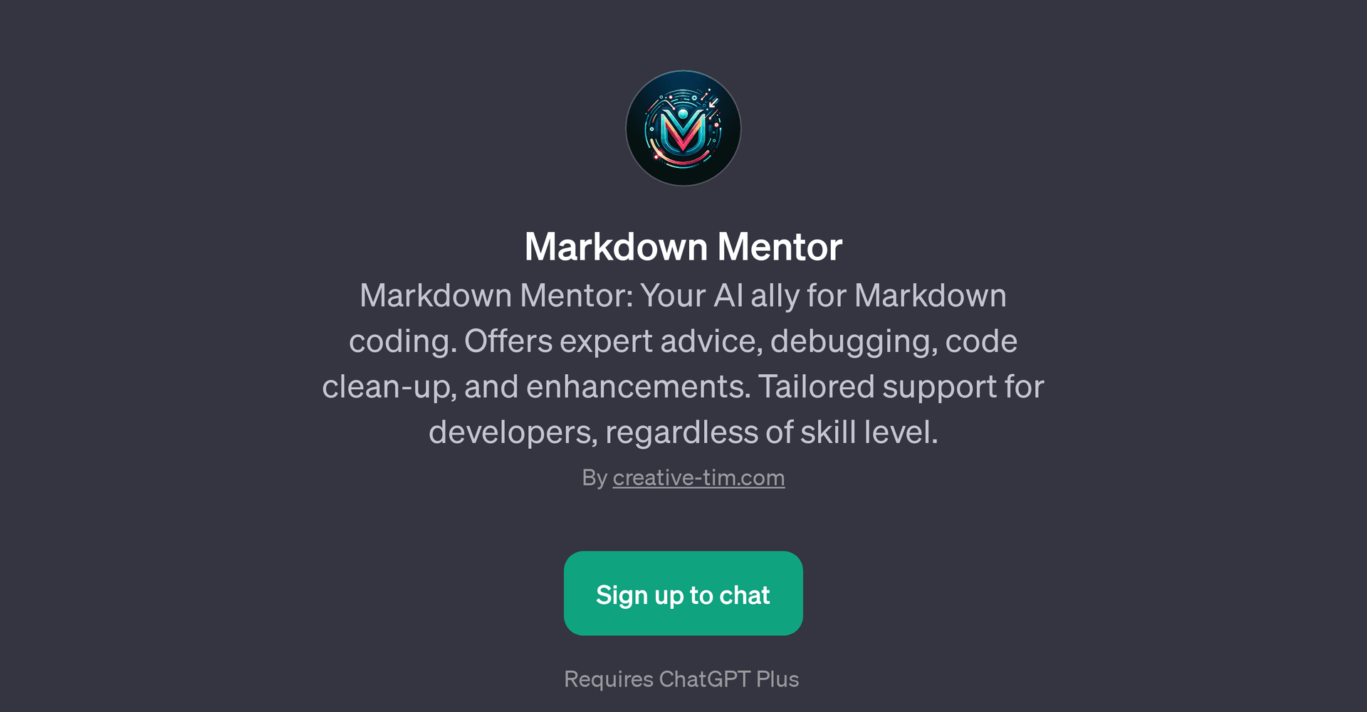 Markdown Mentor
