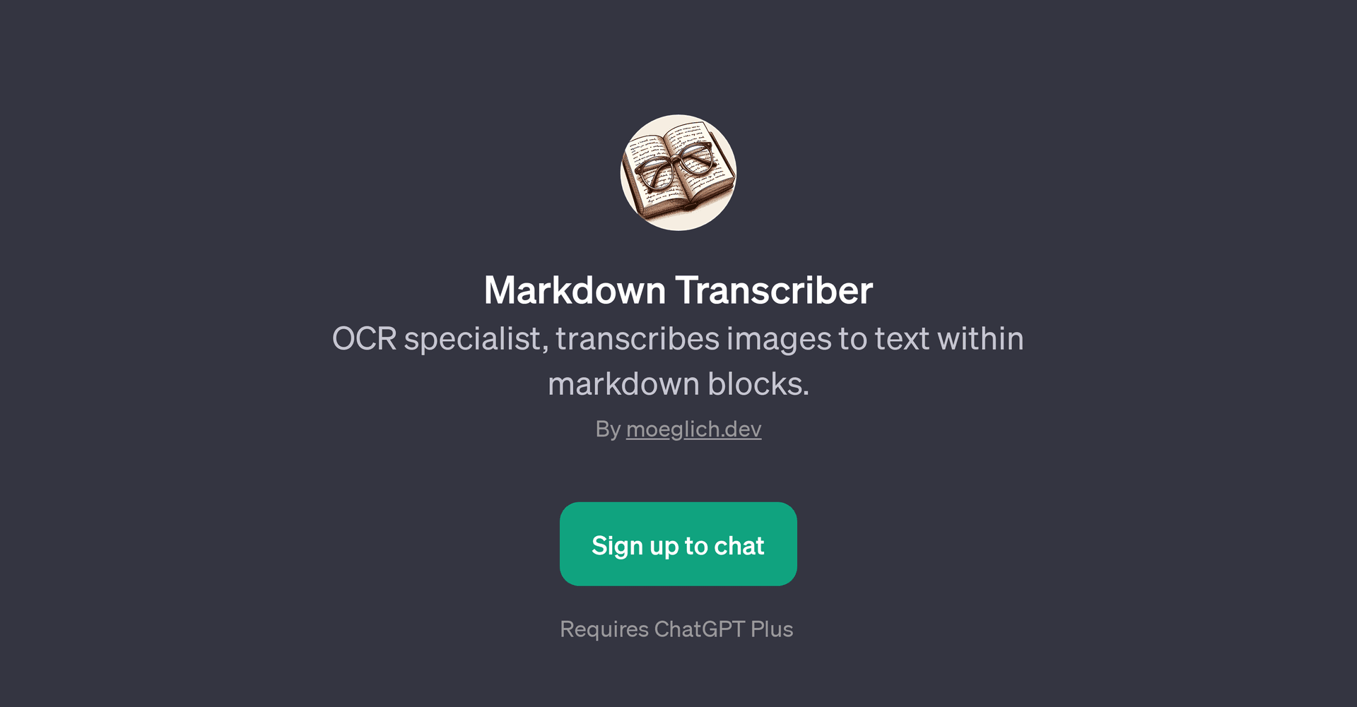Markdown Transcriber