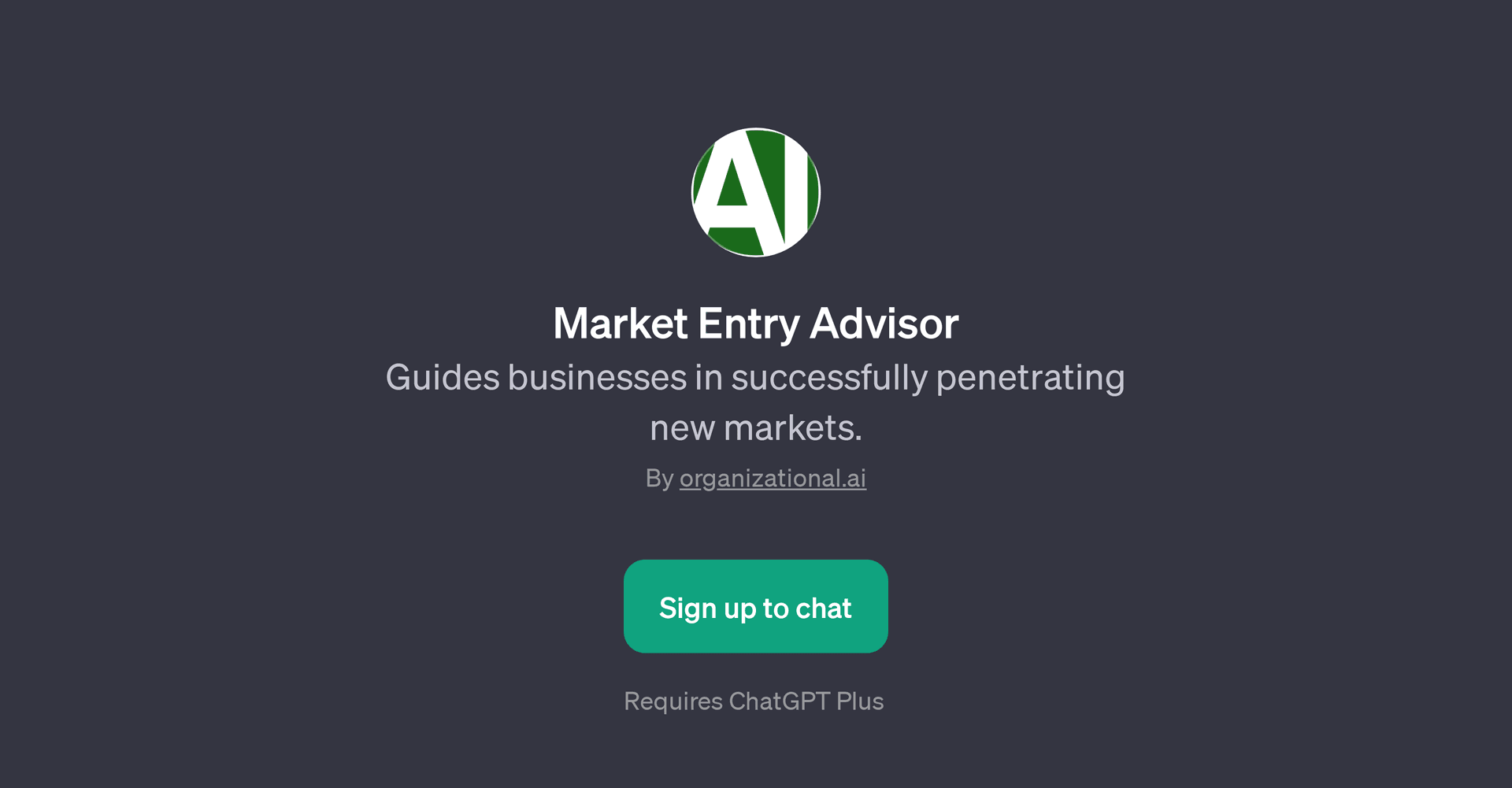 Market Entry Advisor