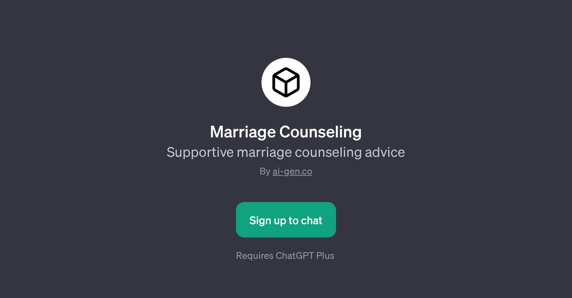 Marriage Counseling GPT