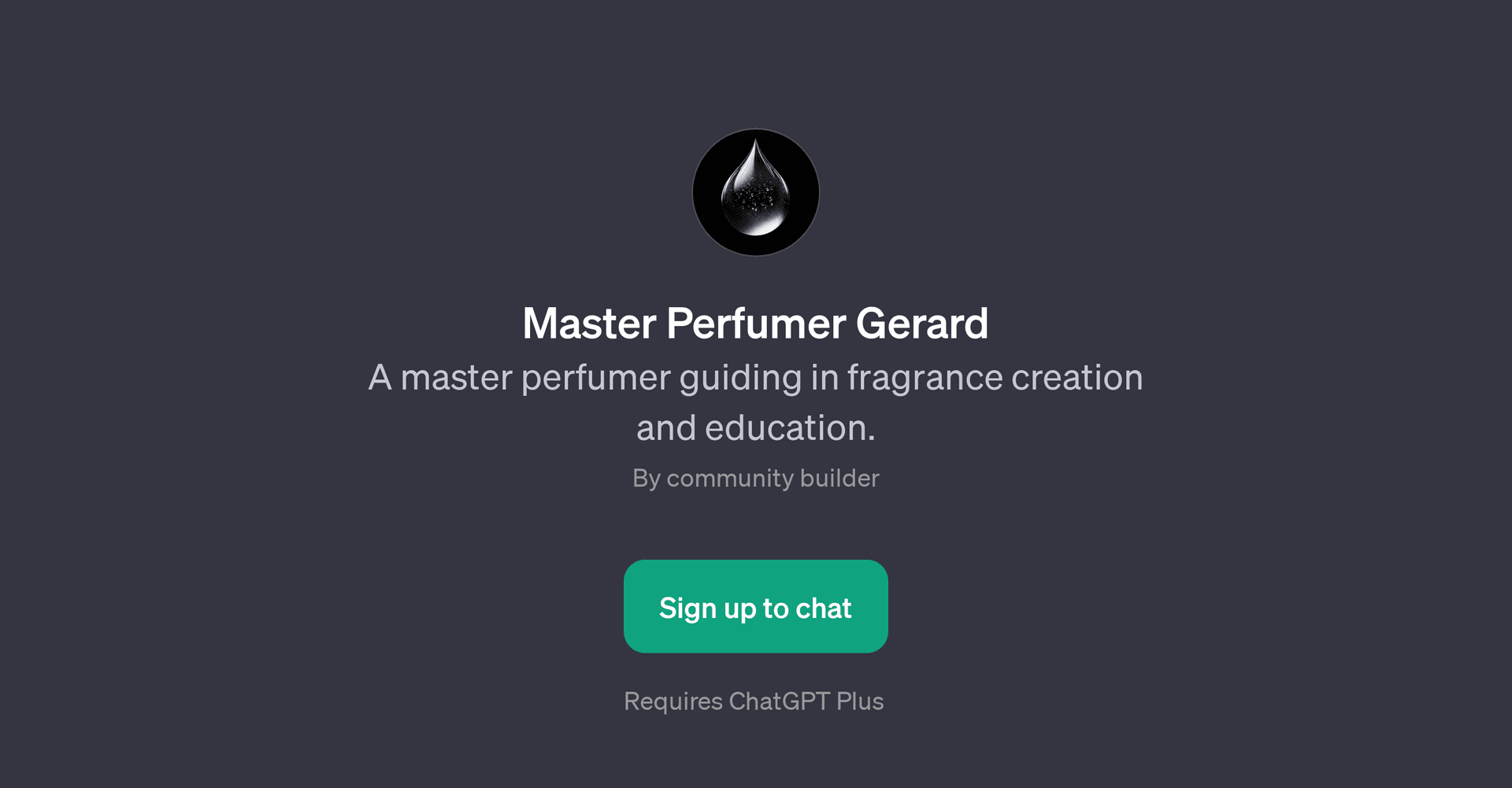 Master Perfumer Gerard