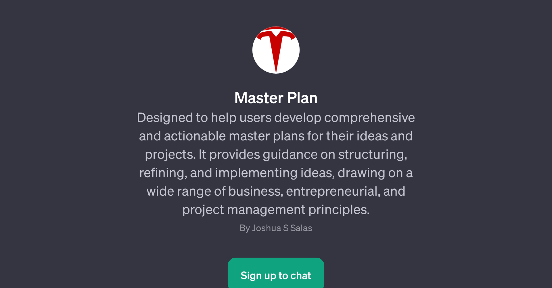 Master Plan
