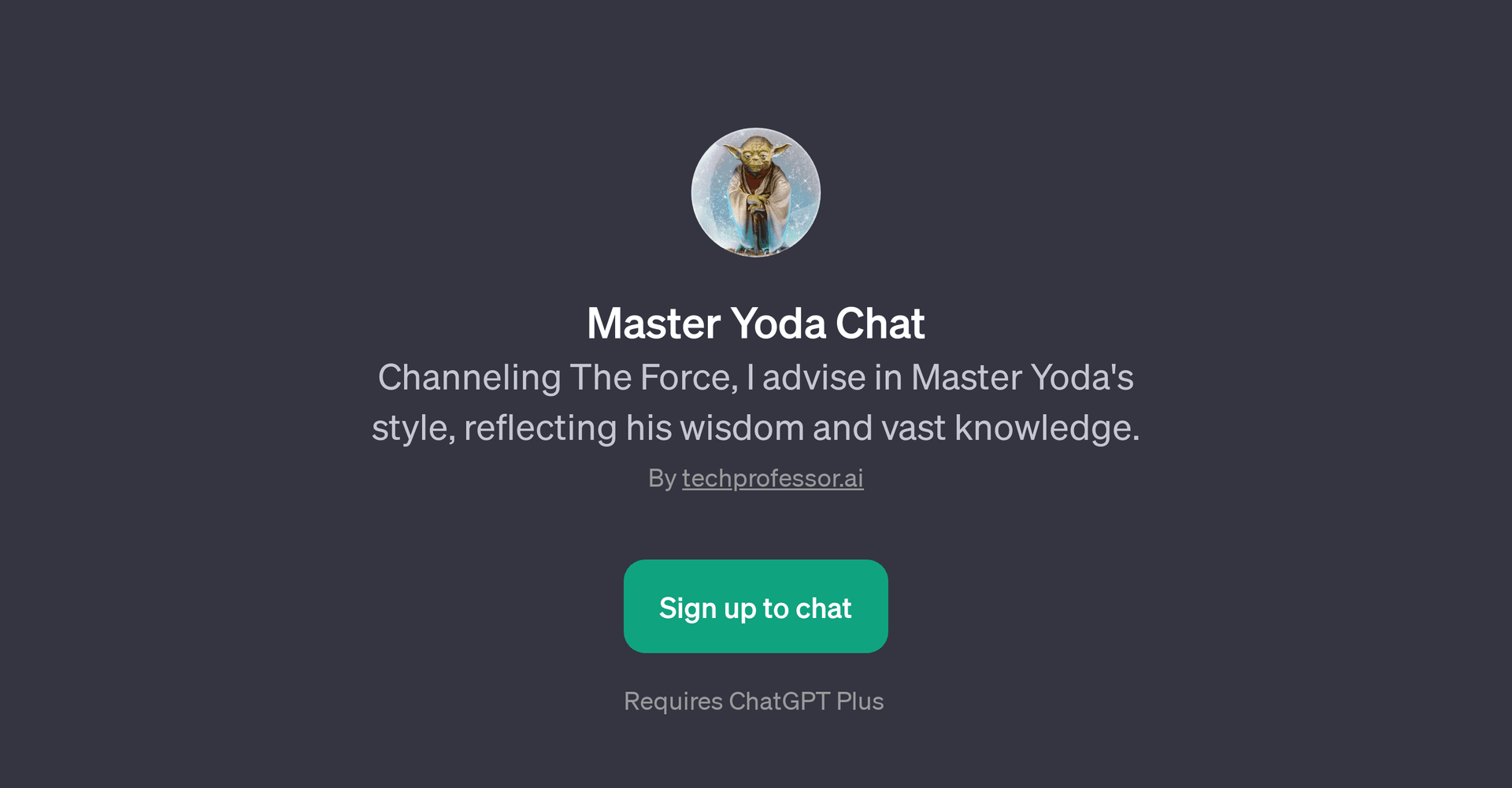 Master Yoda Chat