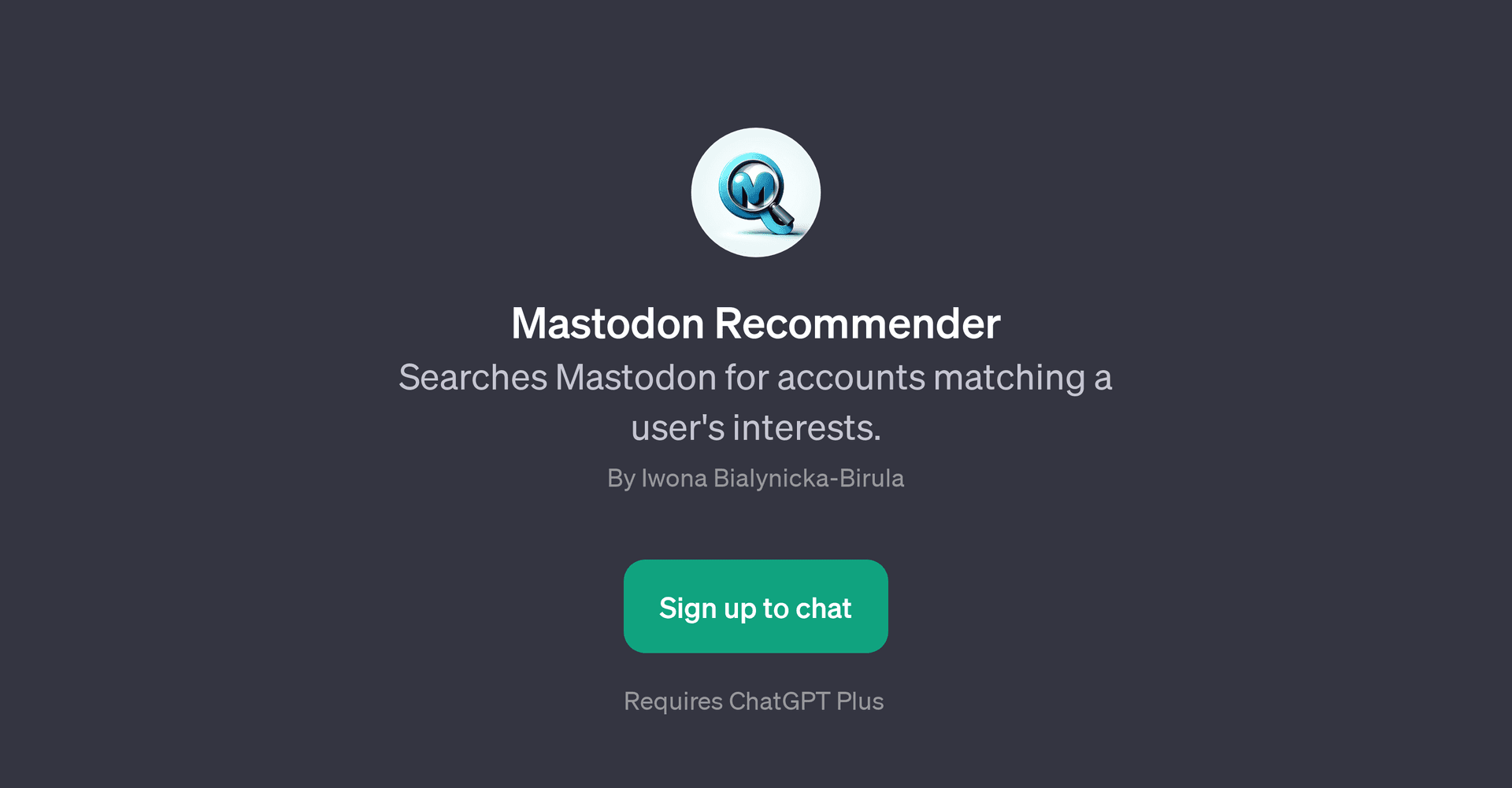 Mastodon Recommender