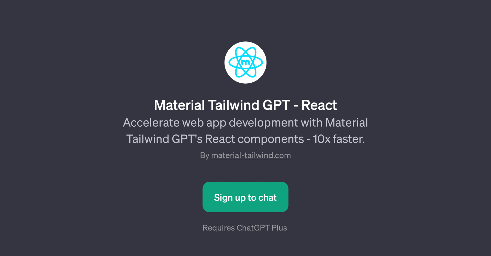 Material Tailwind GPT - React