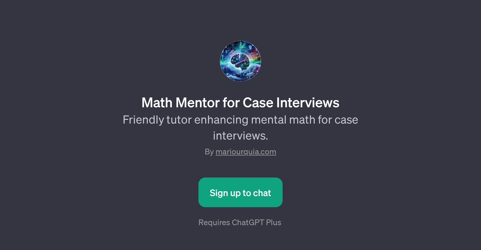 Math Mentor for Case Interviews