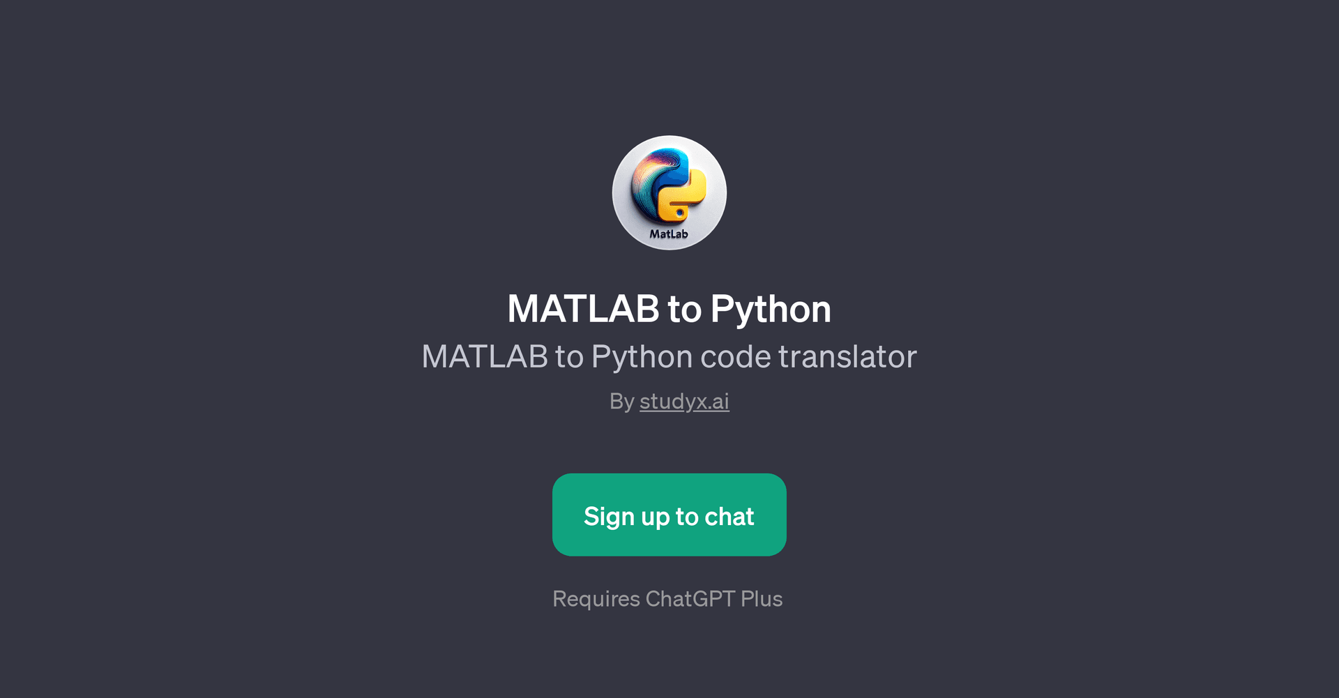 MATLAB to Python