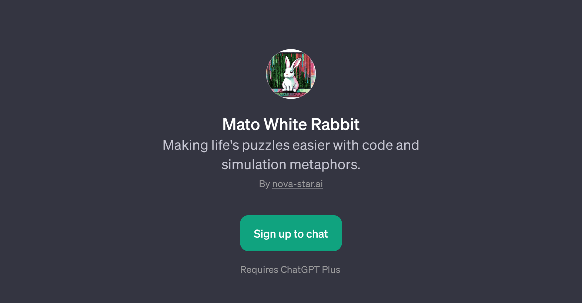 Mato White Rabbit