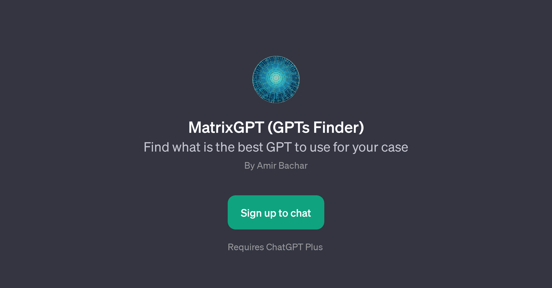 MatrixGPT (GPTs Finder)
