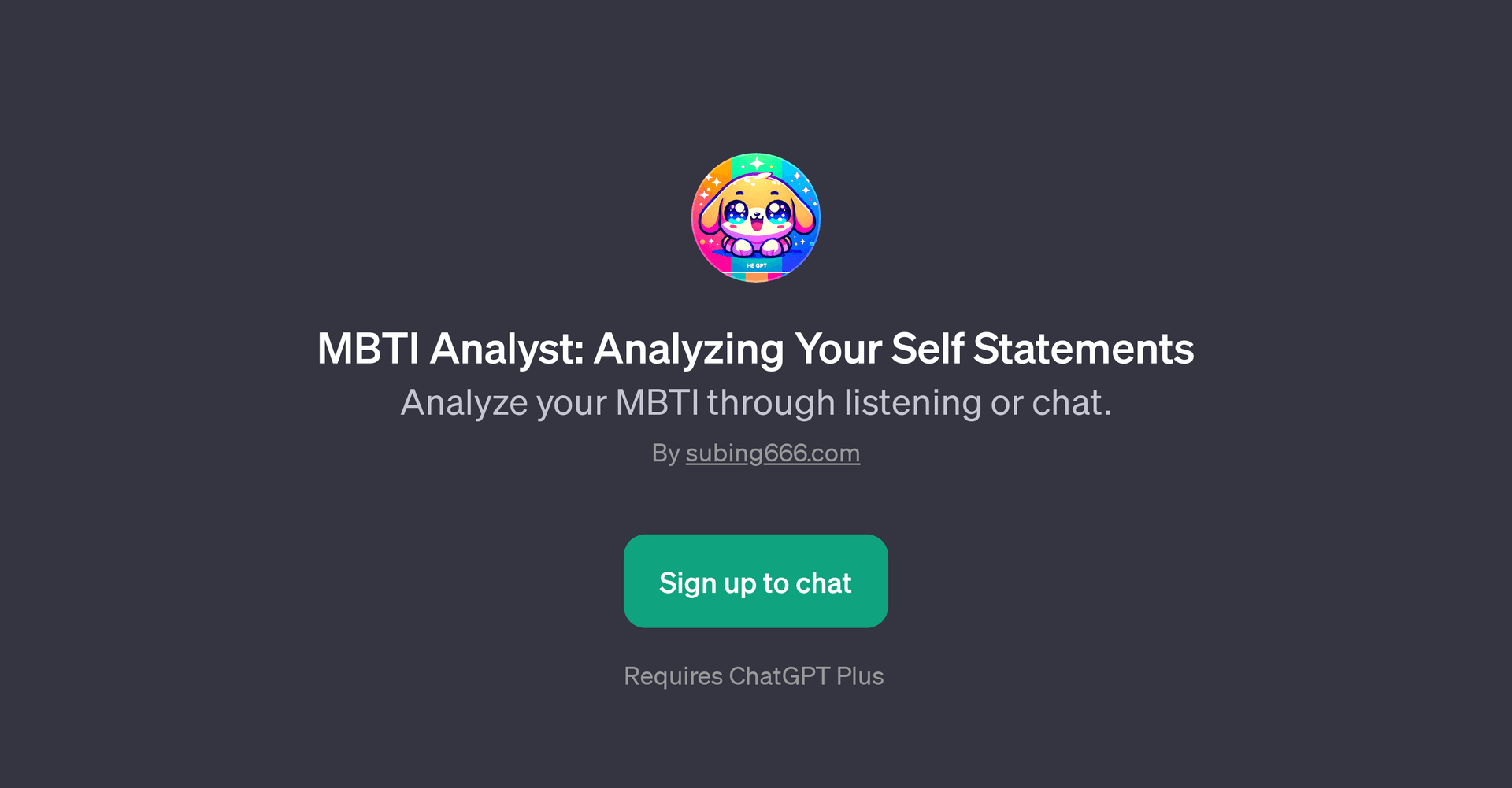 MBTI Analyst