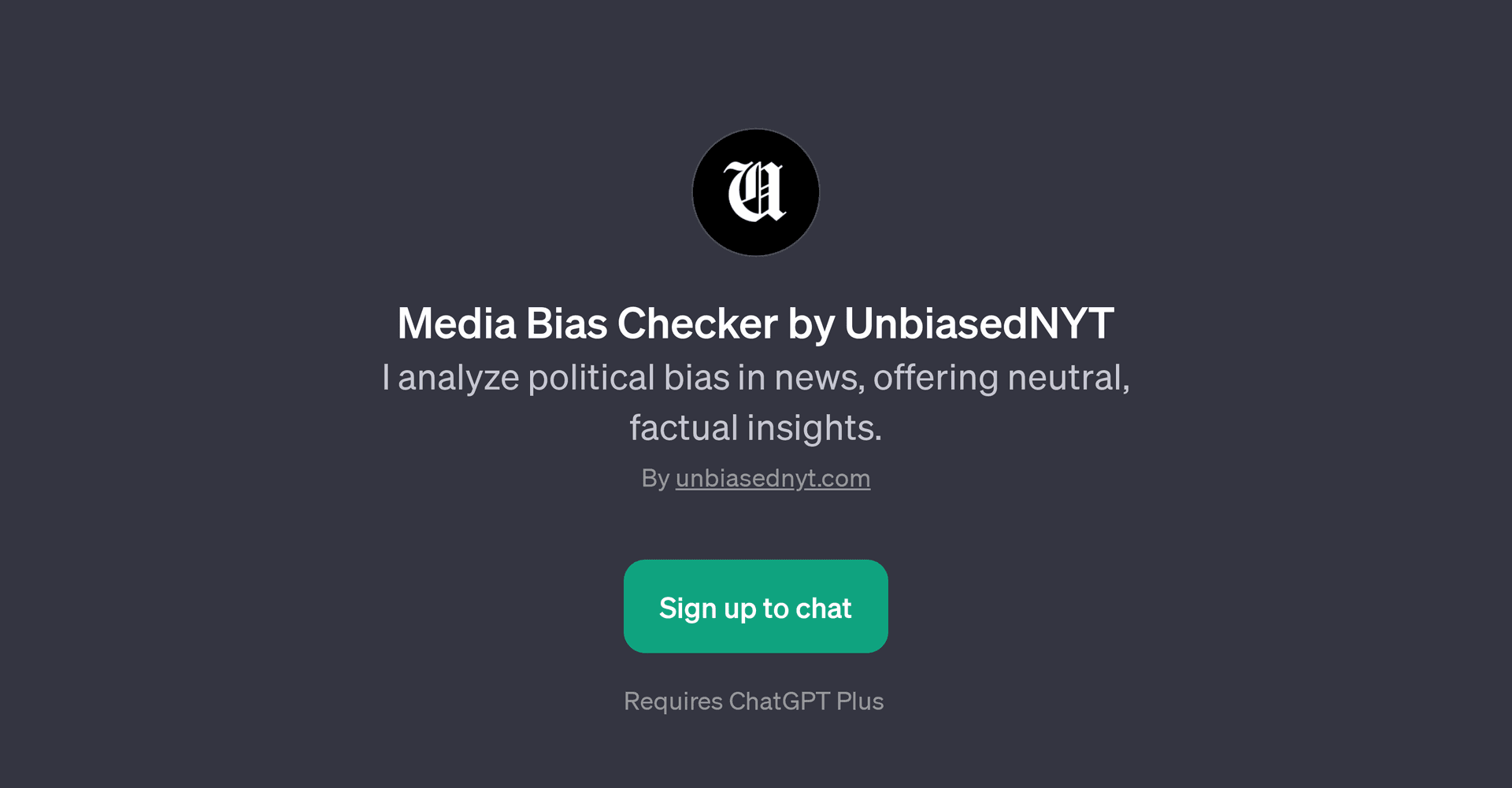 Media Bias Checker by UnbiasedNYT