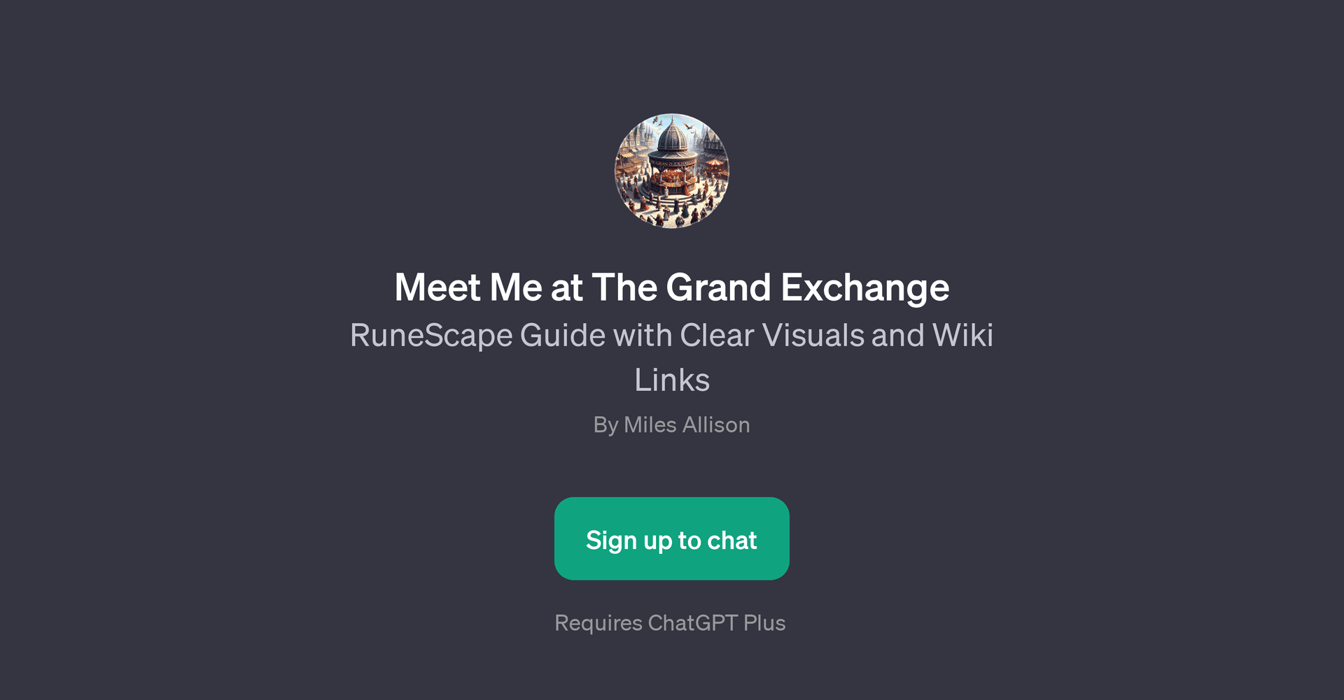 Meet Me at The Grand Exchange