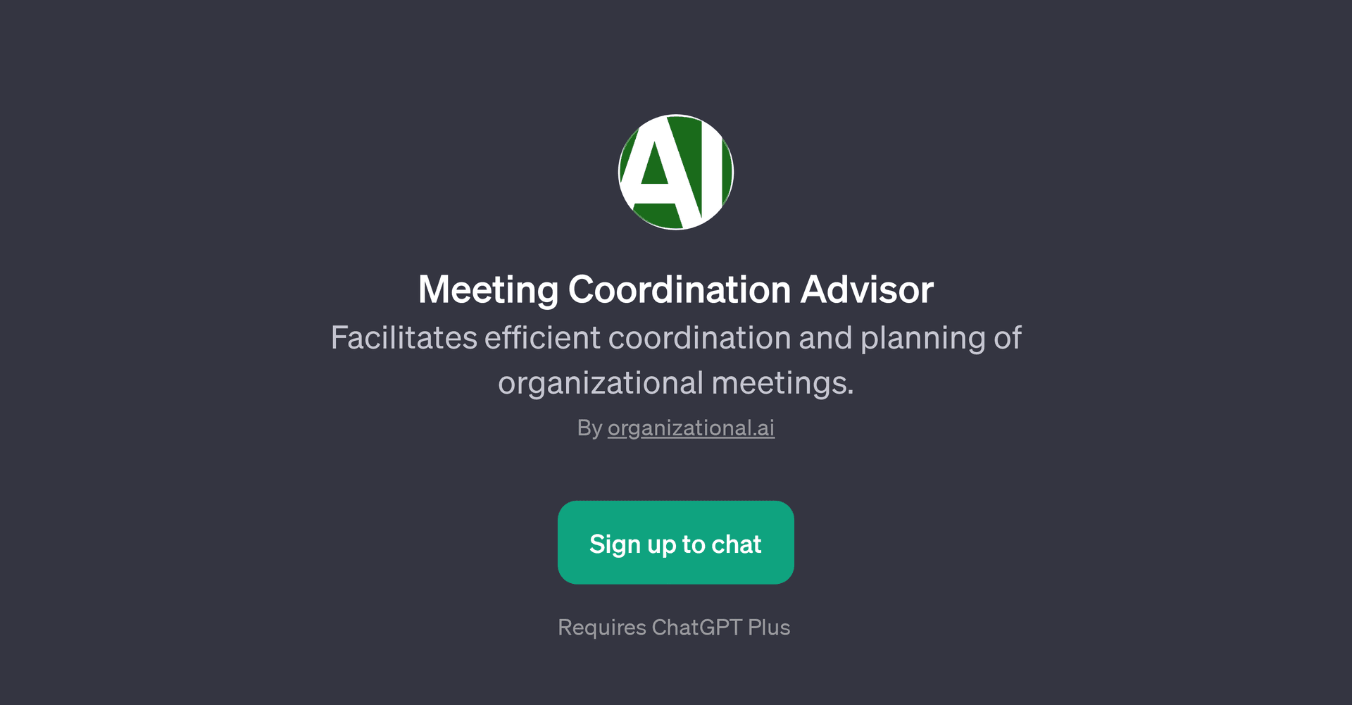 Meeting Coordination Advisor