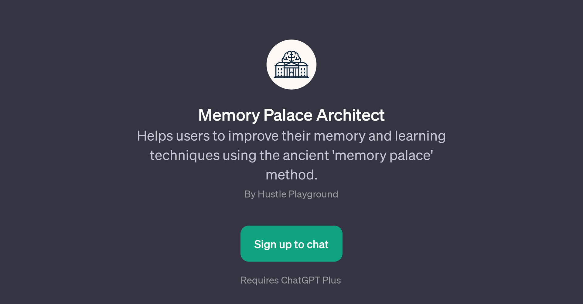 Memory Palace Architect