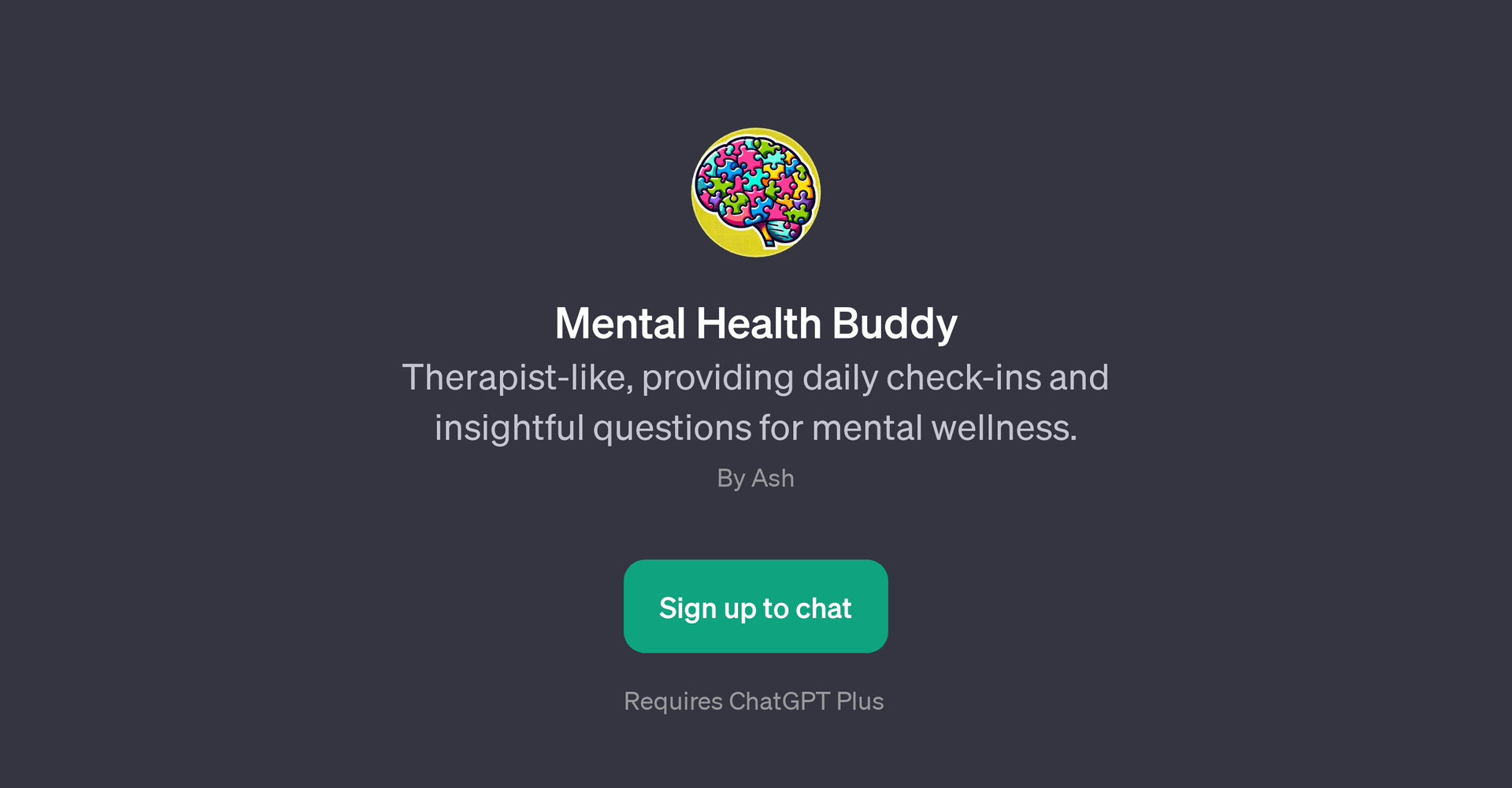 Mental Health Buddy