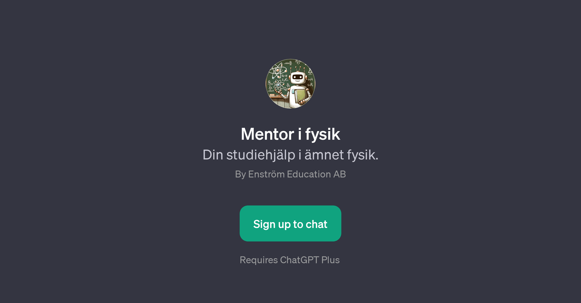 Mentor i fysik
