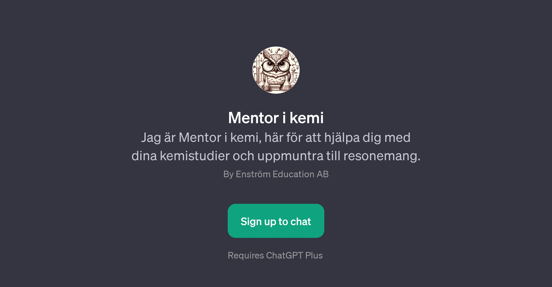 Mentor i kemi