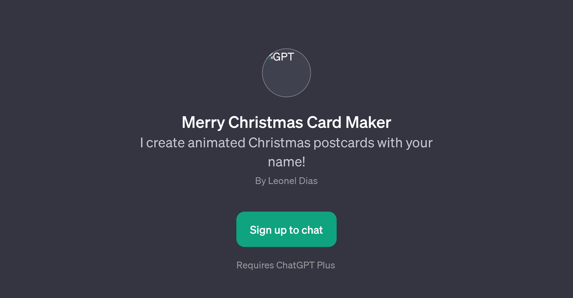 Merry Christmas Card Maker