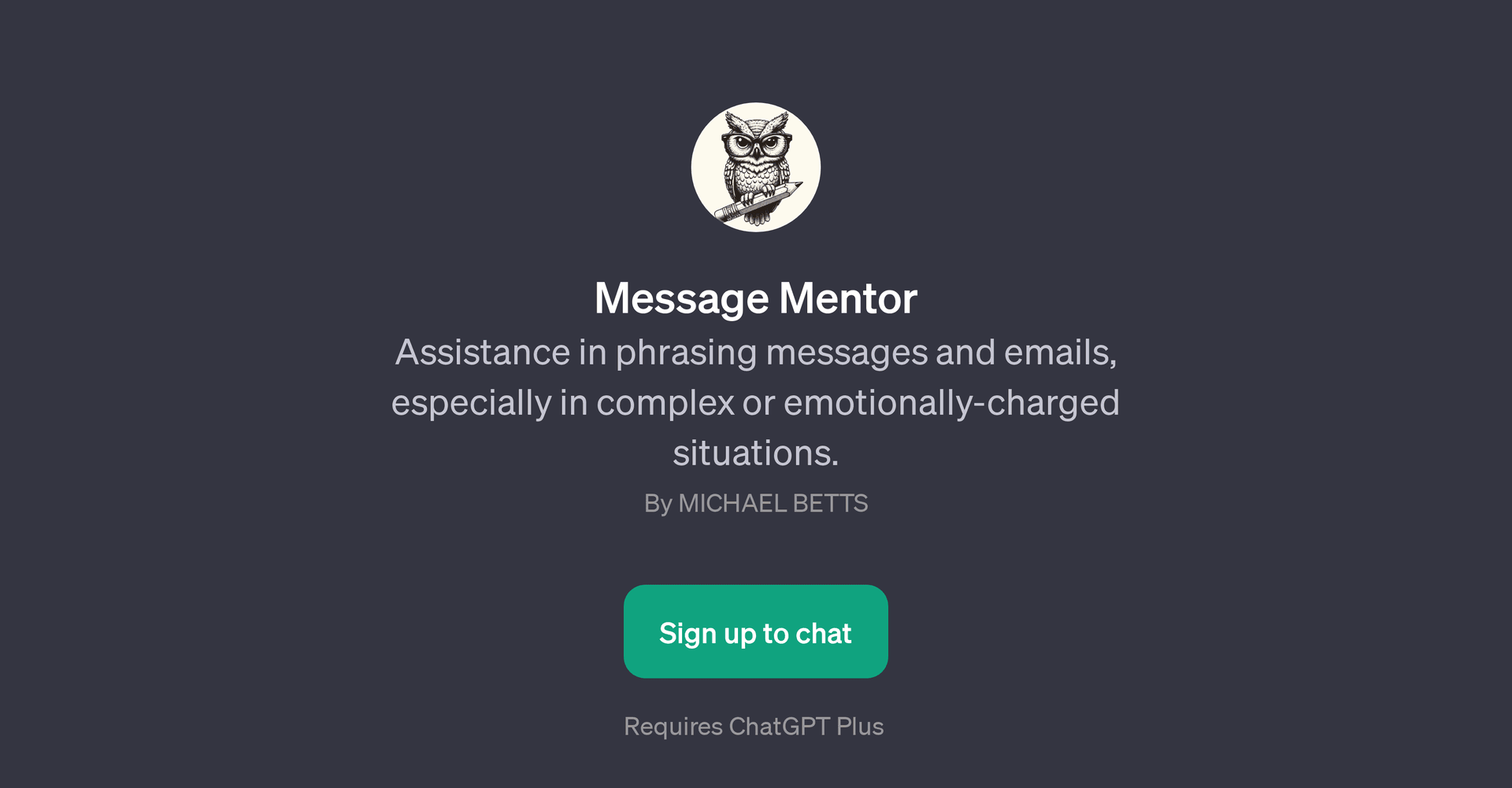 Message Mentor
