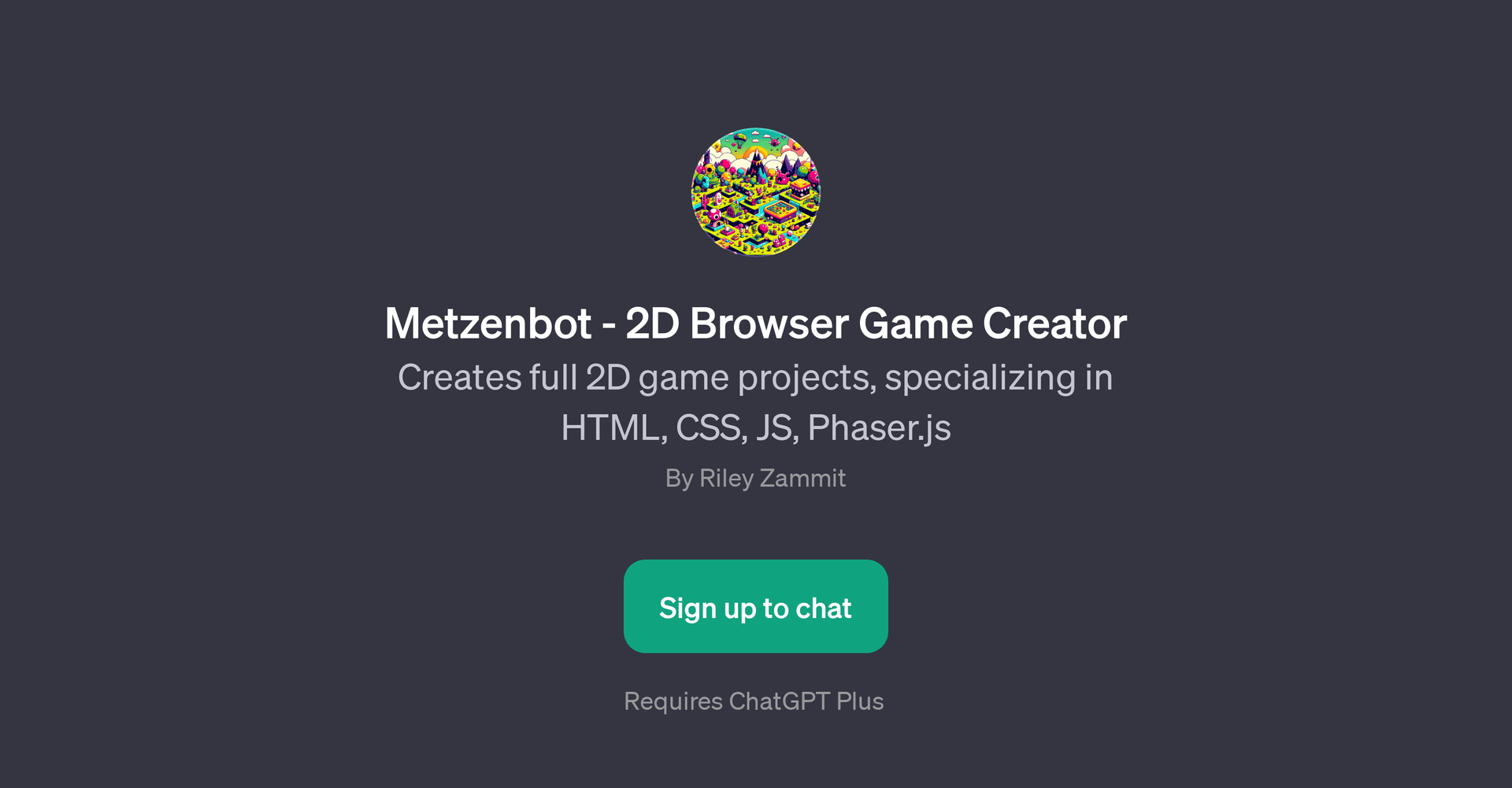 Metzenbot - 2D Browser Game Creator