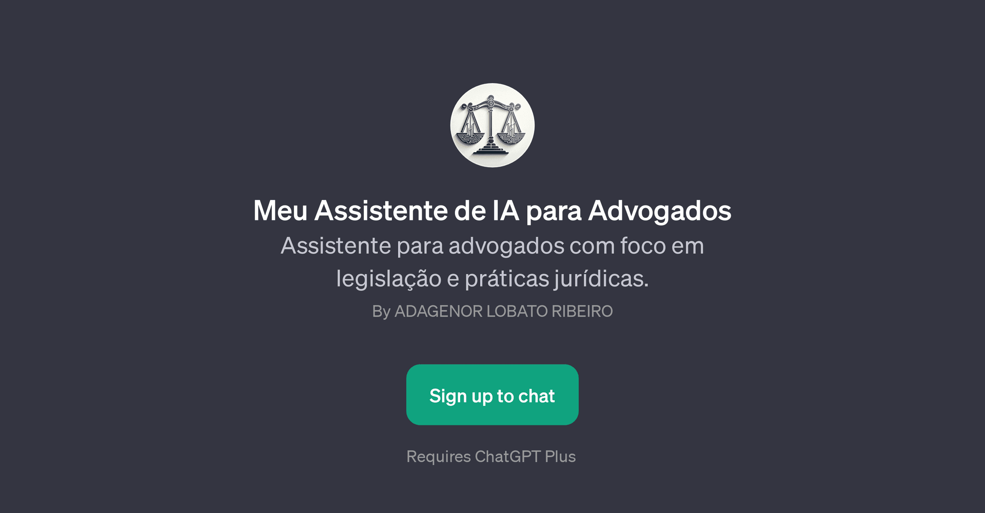 Meu Assistente de IA para Advogados