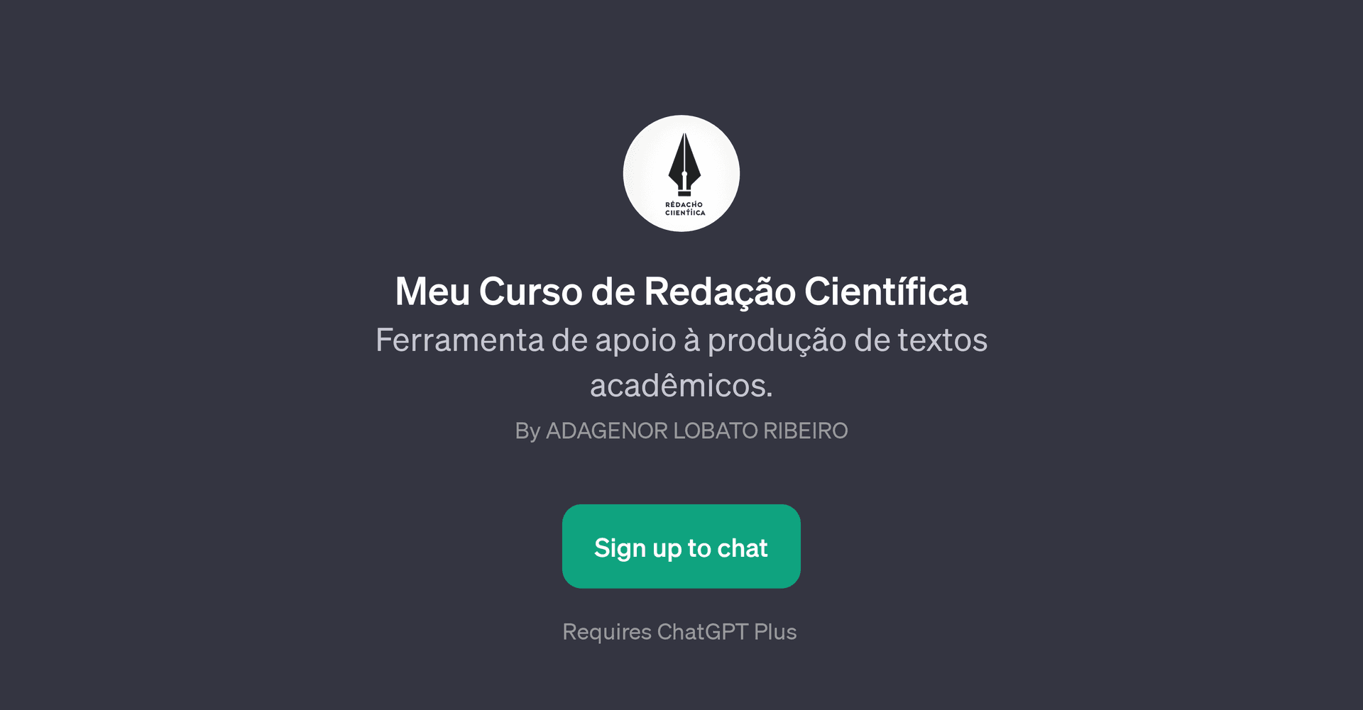 Meu Curso de Redao Cientfica