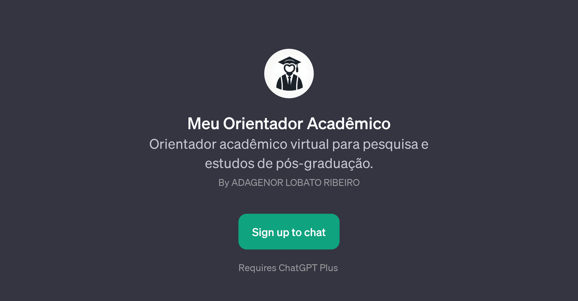 Meu Orientador Acadmico
