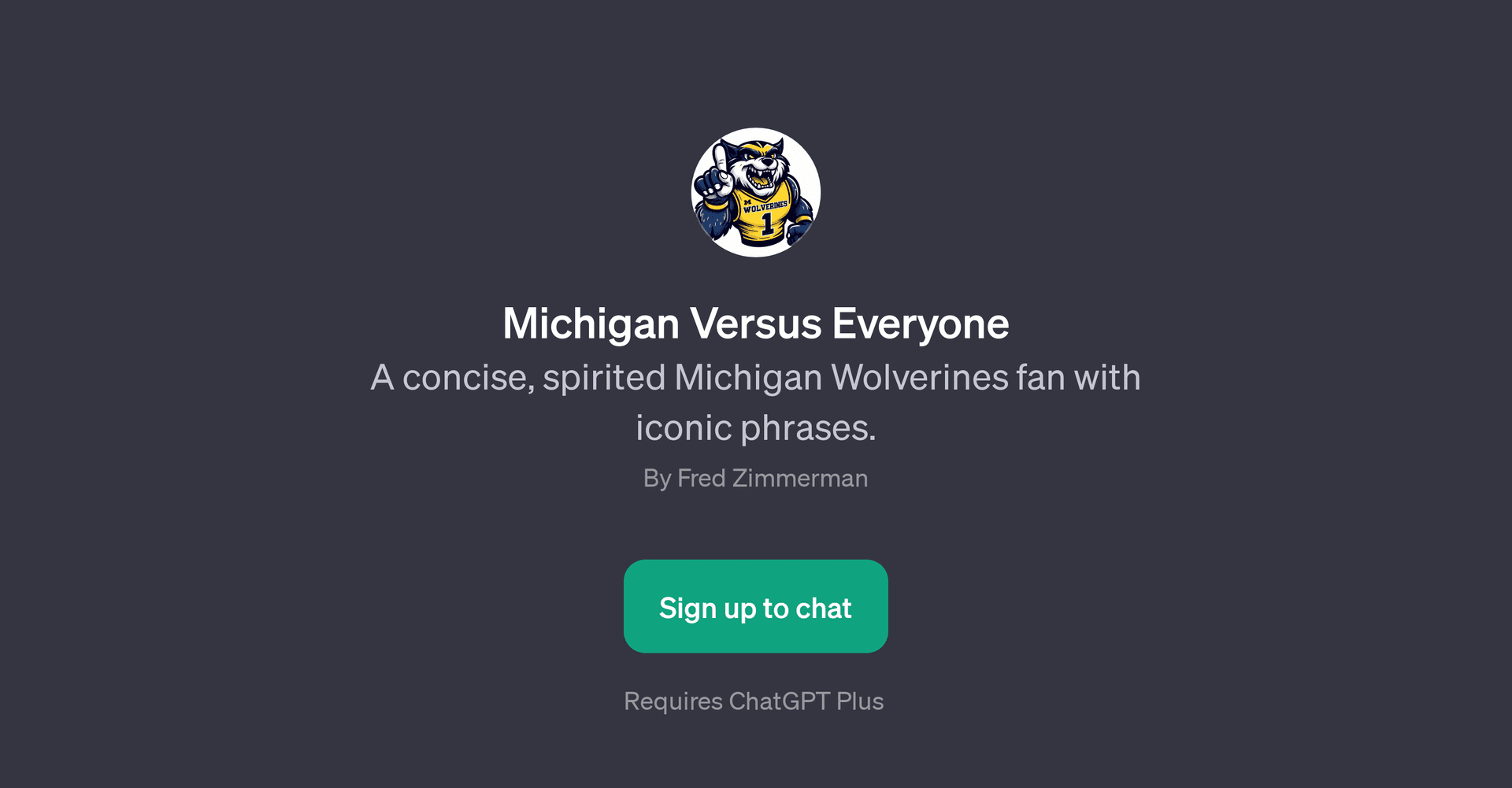 Michigan Versus Everyone