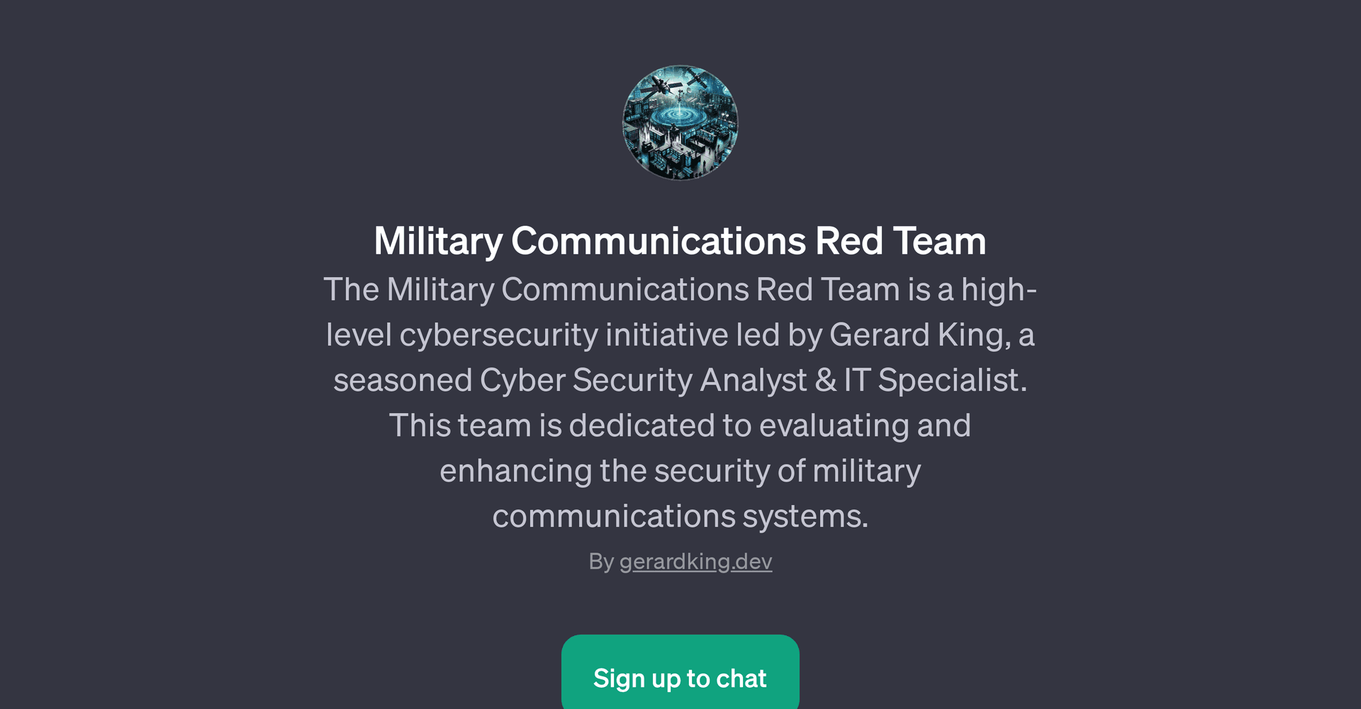 Military Communications Red Team